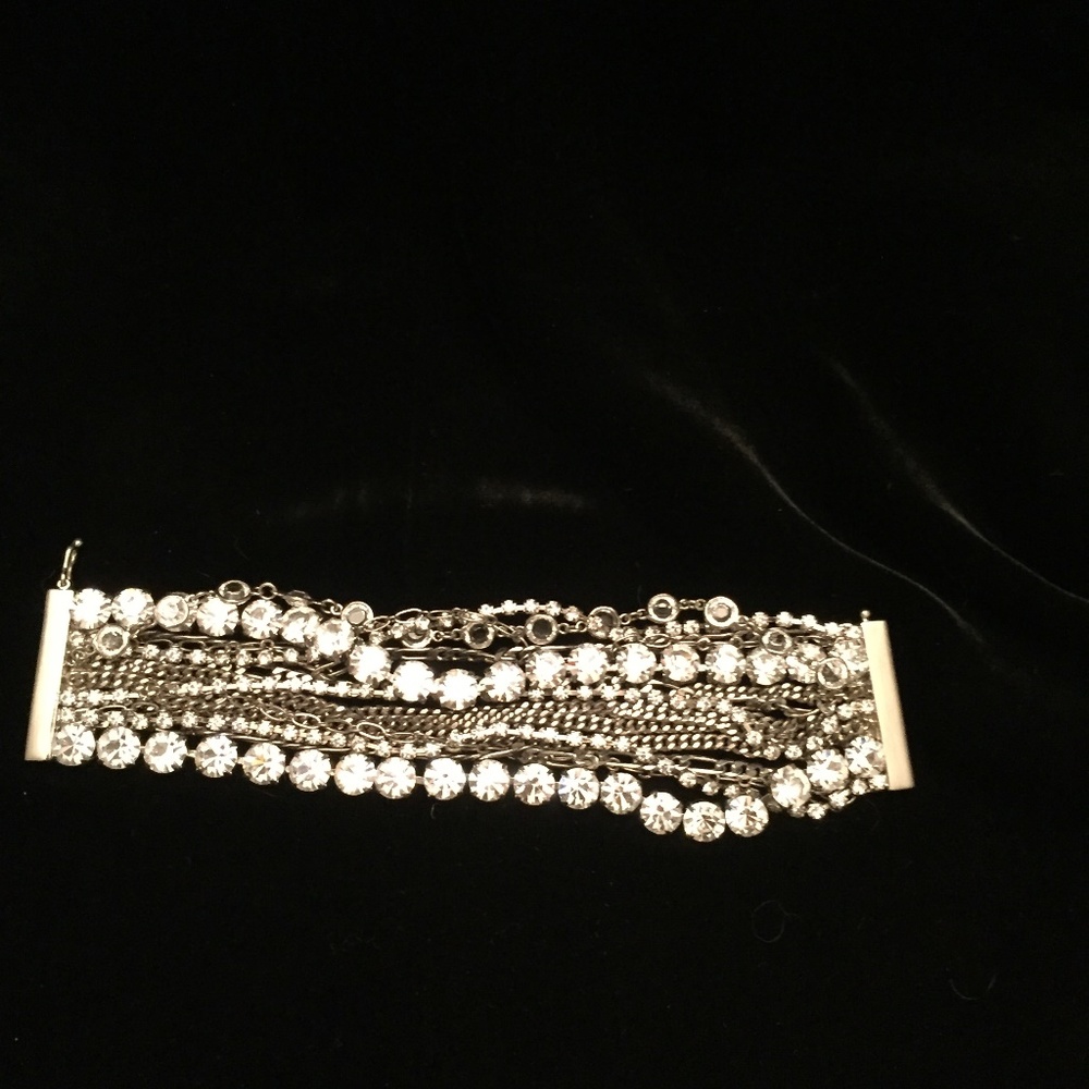 ABS Multi-Strand Silver Tone Bracelet
